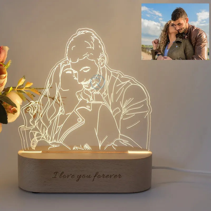 Gepersonaliseerde 3D Lamp - MoederdagSpecialist