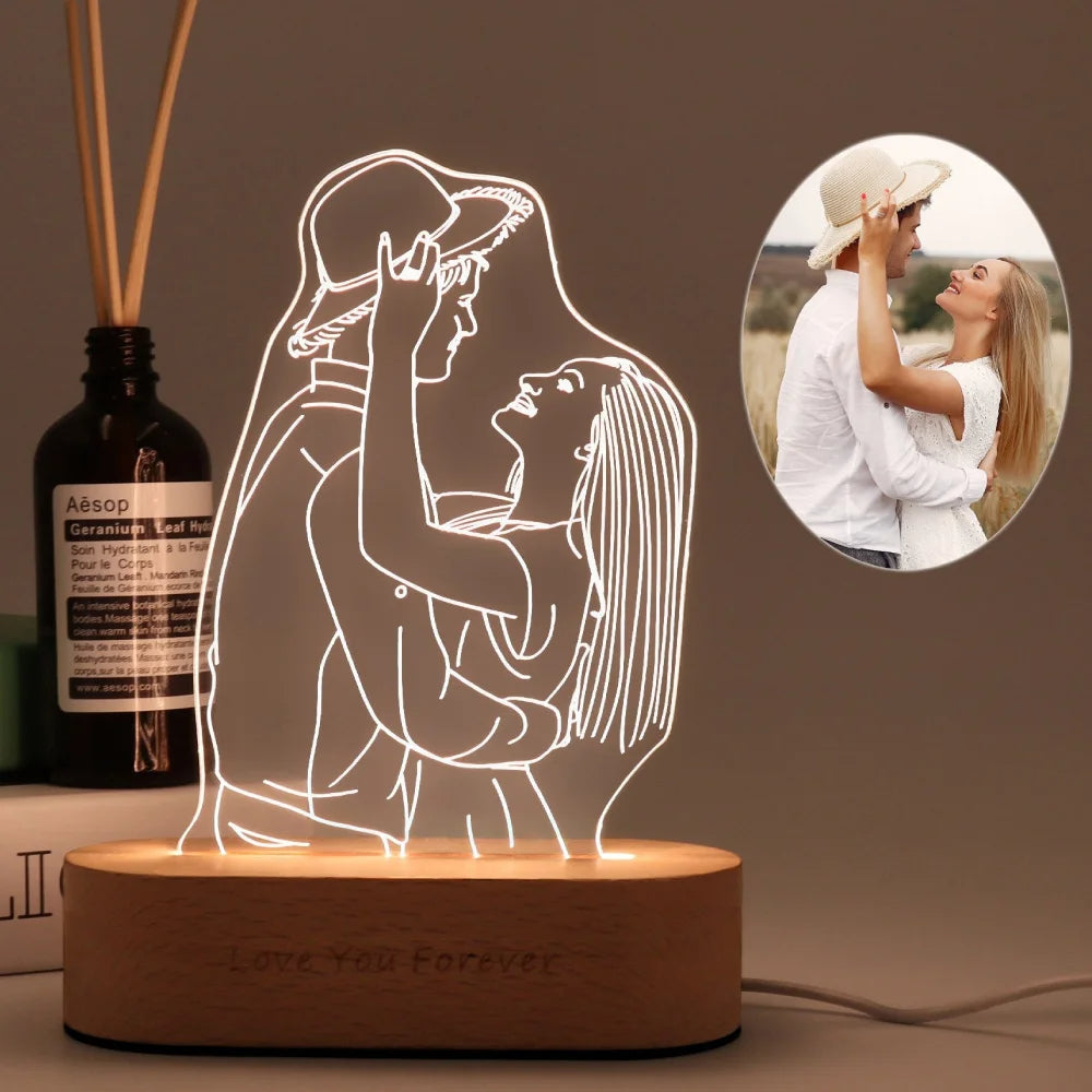 Gepersonaliseerde 3D Lamp - MoederdagSpecialist